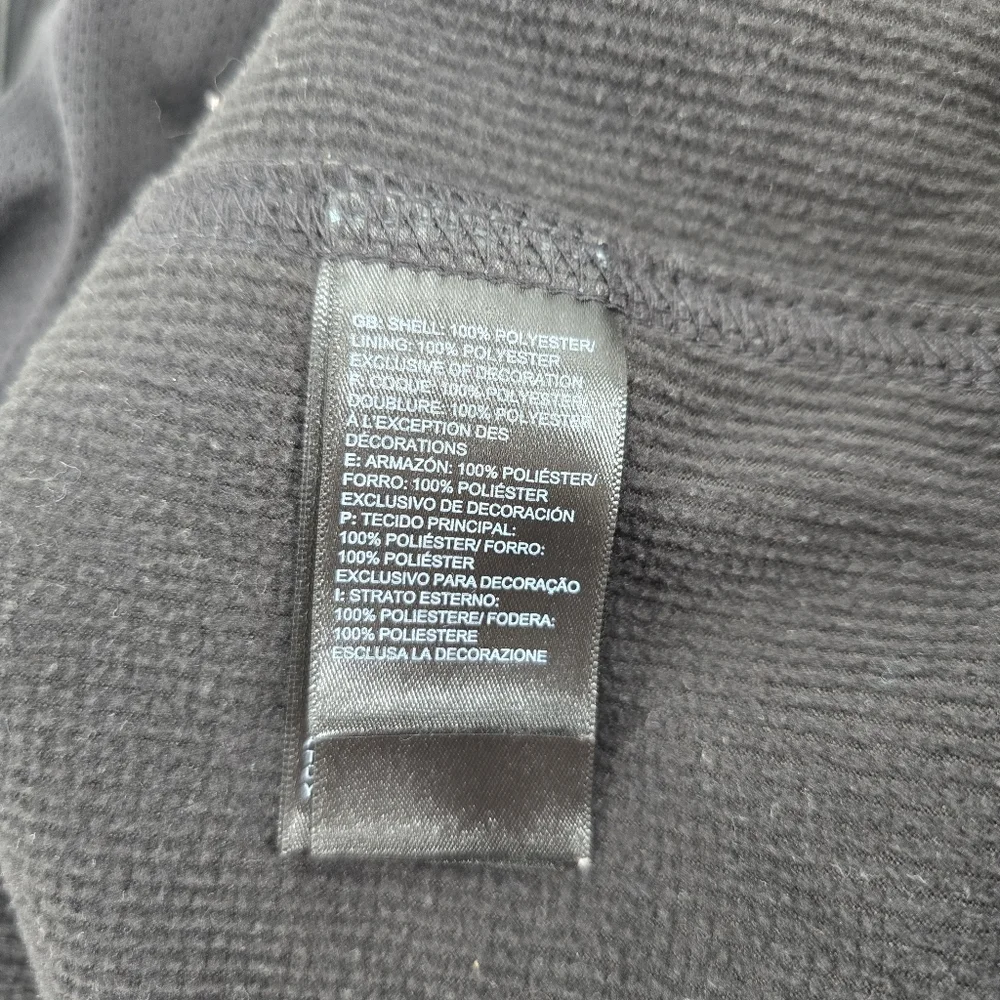 The North Face Windwall Fleece Vest Men's L Heather Gray Ports America Logo Poly
